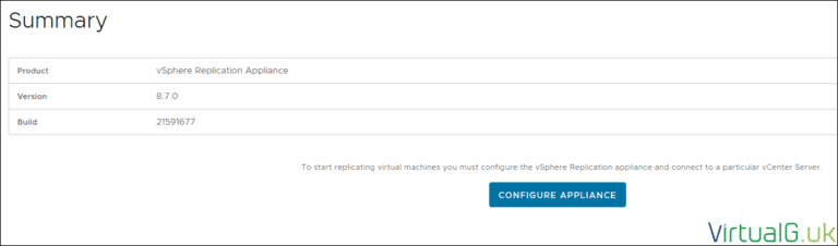How to Deploy & Configure VMware vSphere Replication 8.7