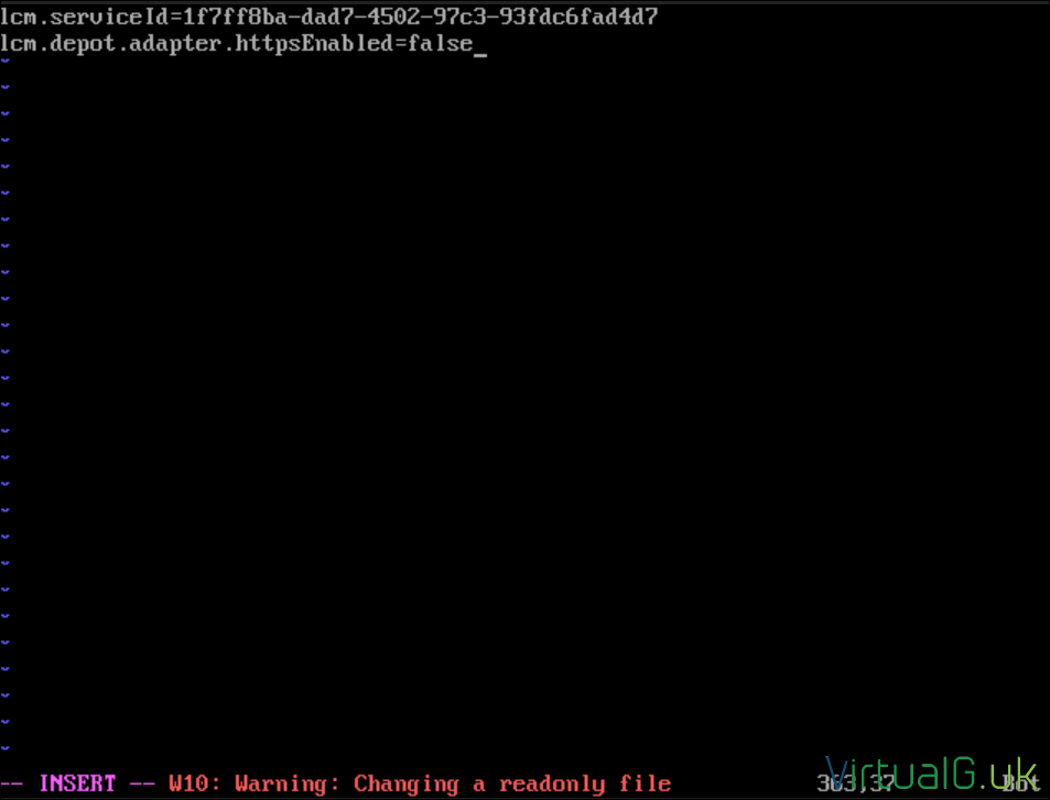 Edit the VCF 9 LCM Configuration File